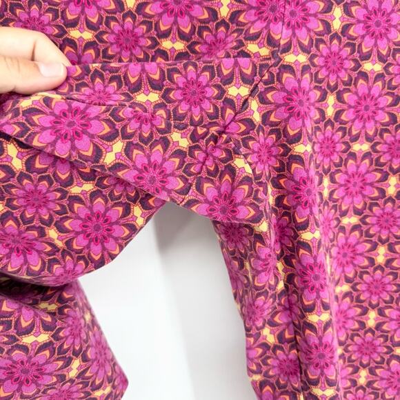 Soft Surroundings Kalea Superla Stretch Pull On Straight Leg Crop Pants Pink PXL - Picture 6 of 12